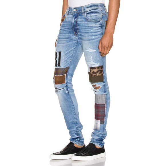 AMIRI Grunge Patch Distressed Jean-sz 33 (Waist 31) - Picture 3 of 16